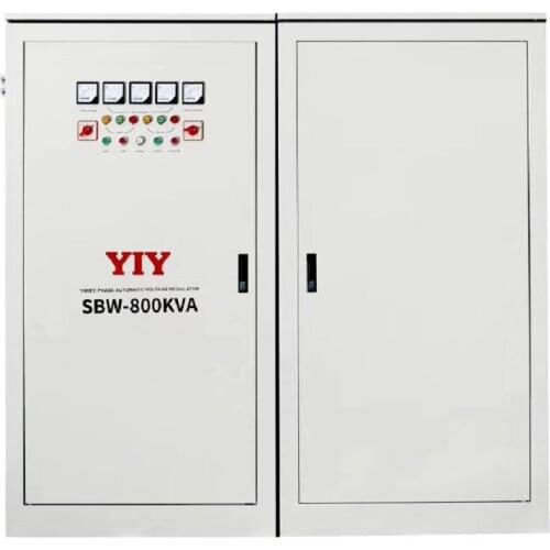 SBW-800KVA AC380V Vertical Automatic Voltage Regulator Stabilizer/ 304-456V /MCU Control/3 Phase 4 Wire/Servo Type Triphasic