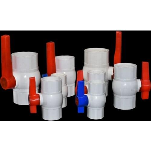 20/25/32mm Pipe PVC Valve Connector Water Pipe Fitting Ball Valve Agriculture Irrigation Fittings DN15 DN20 DN25