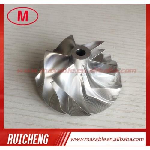 TD05H 20G 49179-43400 52.56/68.01mm 6+6 blades Turbo Billet/milling/aluminum 2618 compressor wheel for 49179-00260/EVO