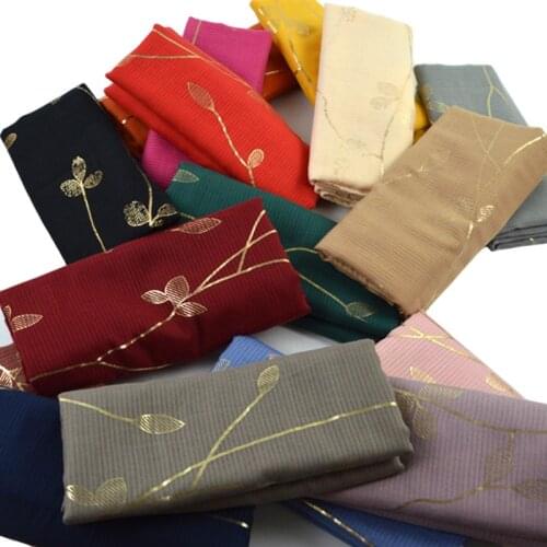 Popular Glitter Floral Thin Scarves Cotton Linen Head Wrap Women Muslim Hijabs Islamic Veil Turban Long Shawl Lightweight