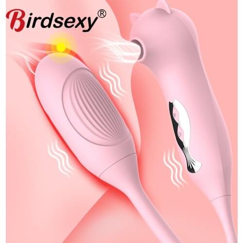 Sucking & Licking Tongue Vibrator Adult Sex Toy for Women Vibrating Nipple G-spot Sucker Clitoris Stimulator Female Masturbation