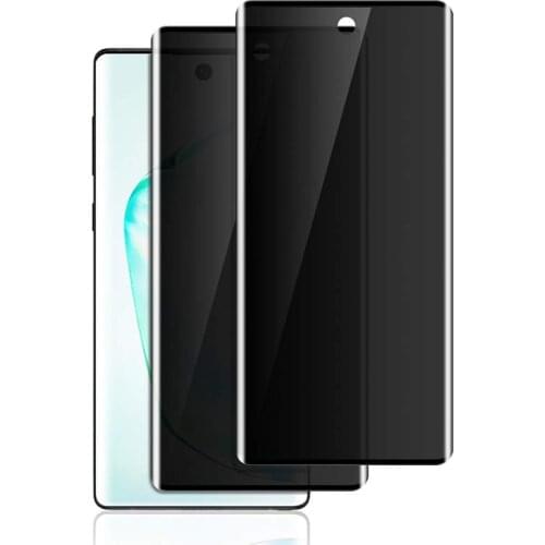 Case Friendly Anti Spy Tempered Glass For Samsung Galaxy S20 Ultra Note 10 S9 S10 Plus Privacy 3D Full Cover Screen Protector