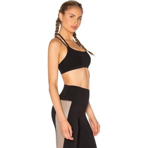 Womens Underwear Sexy Solid Color Sling Tank Up Womens Sports Fitness Bra Fashion Hollow Out Underwear Femlae Sexy Lingerie