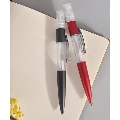 1Pcs Mini Portable Travel Refillable Perfume Bottle Universal High Quality Spray Ballpoint Pen Disinfectant Pen Plastic