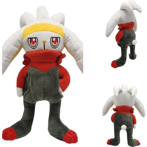 1pcs 28cm Pokemon Scorbunny Plush Toys Flambino Hopplo Soft Stuffed Animals Toys Doll Gifts For Children Kids