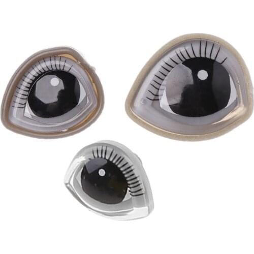 10 Sets Funny Cartoon Triangle Plastic Eyes for teddy bear Dolls Toy Animal Dolls Accessories D7WF