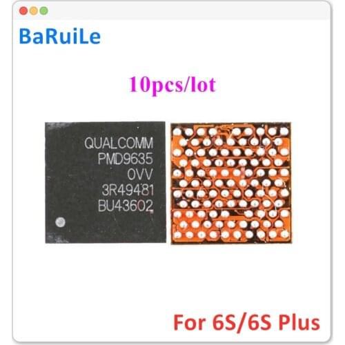 BaRuiLe 10PCS U_PMU_RF PMD9635 0VV baseband small power IC for iphone 6S 6SP 6S-Plus supply chip replacement parts