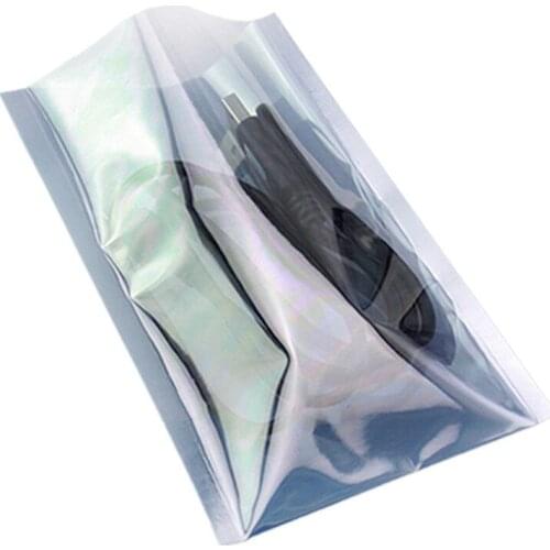 1000pcs/lot Large Anti Static Shielding Plastic Storage Packaging Bags ESD Anti-Static Pack Bag Open Top Antistatic Package Bag