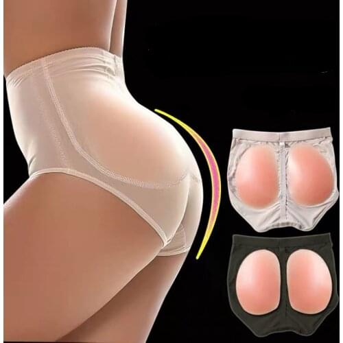 2PS Women Butt Lifter Silicone Padded Control Panties Hip Enhancer Underwear Fake Buttock Briefs Freeshipping