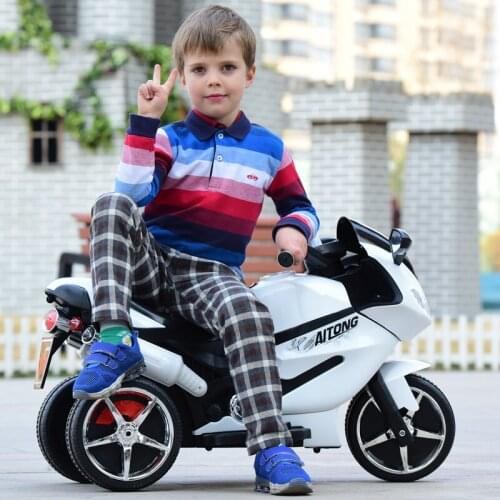 2019 Children electric motorcycle kids tricycle 2-5-8 years old male and female baby charging remote control toy car can ride on