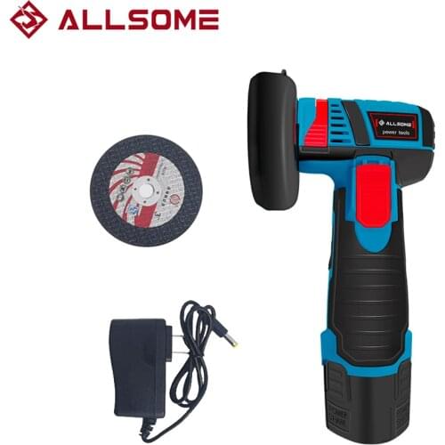 ALLSOME 288VF 19500RPM Lithium-Ion Grinding Angle Grinder Brushless Electric Polishing Grinding Machine Cutting Power Tool