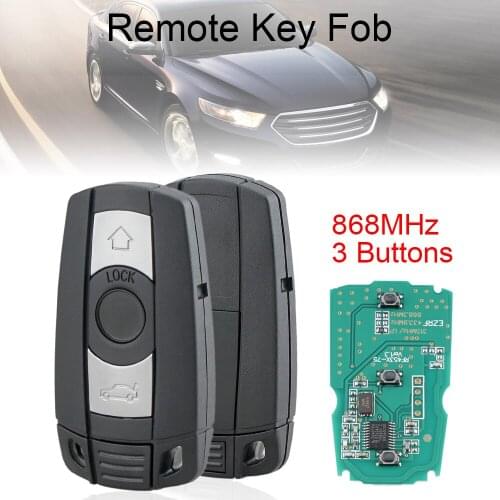 Auto Car Remote Smart Key Remote PCF7945 Fit for BMW CAS3 System X5 X6 Z4 1 / 3 / 5 / 7 Series Vehicle Car 868MHz 3 Buttons