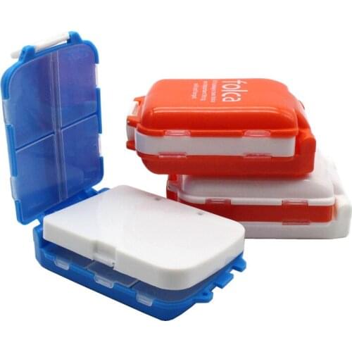 3-layer Folding Portable Pill Cases Medicine Storage For 7Days Tablet Sorter Dispense Professional Medicine Box Travel Pillbox