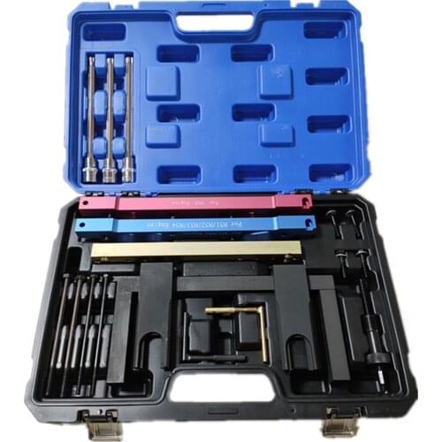 Engine Timing Tools For BMW N51 N52 N53 N54 N55 Camshaft Vanos Flywheel Timing Tool Set Car Garage Too With Cylinder Head Sleeve