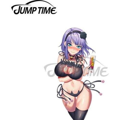 JumpTime 13 x3.3cm Dagashi Kashi Shidare Hotaru Lovely Anime Waifu Car Stickers Laptop Waterproof Decal Windows Trunk Decoration