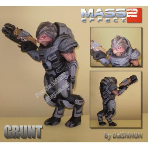 Mass Effect 2 Grunt 3D Paper Model DIY