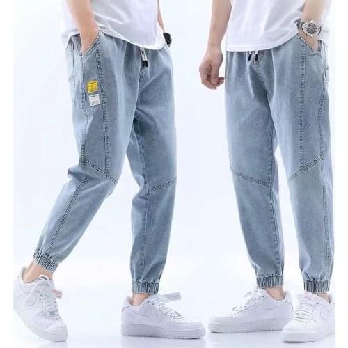 New Loose Men Jeans Male Trousers Simple Design High Quality Cozy All-match Students Daily Casual Straight Denim Pants S-5XL