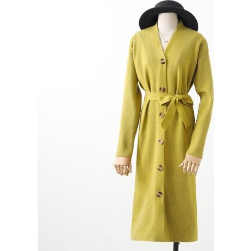 Autumn And Winter New Fashion Sweet Long Dress Casual Knitting Dress