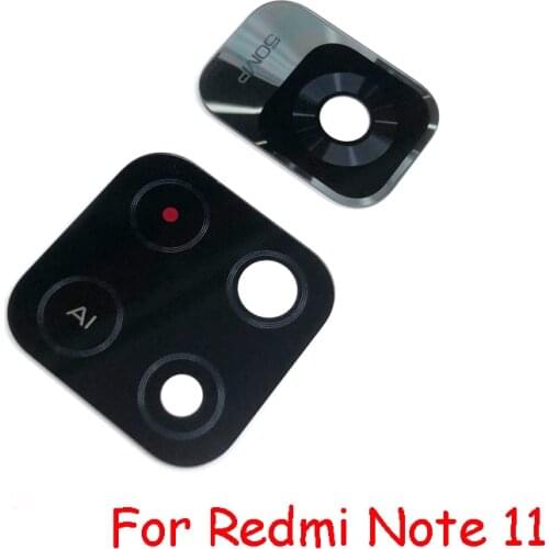 100pcs For Xiaomi Mi Note 9 10 Ultra 11 POCO F3 Redmi 9T 4G 5G Rear Bcak Camera Glass Lens Cover With Adhesive Sticker