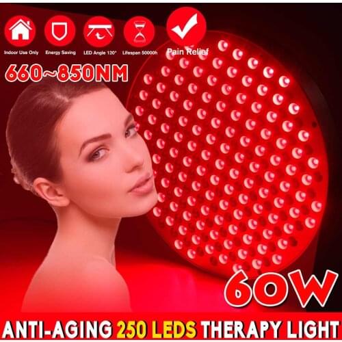 Anti Aging 45W 660nm Red Light Therapy LED 850nm Infrared Therapy Light for Skin Pain Relief Switch on/off Red Grow Light