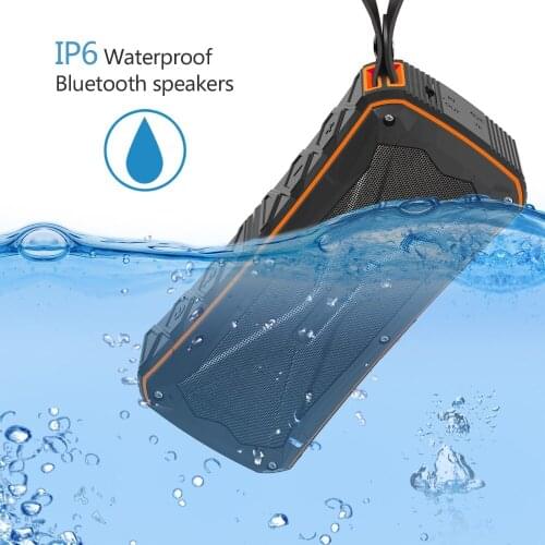 Waterproof Bluetooth Speaker Waterproof IP6 Shockproof DustProof Portable Wireless Outdoor Speakers Bicyce Shower Loudspeaker