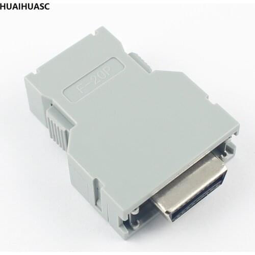 1pcs SCSI 20 Pin MDR Female CN Solder Plug Connector Shell Kit Shield For Cable