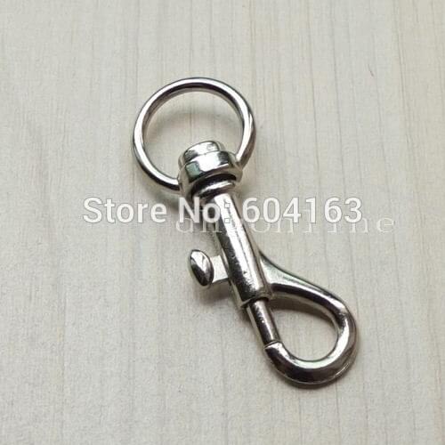 100 PCS SWIVEL CLIP SNAP Hook TRIGGER for Webbing bag lanyard purse 11mm SC11A WS
