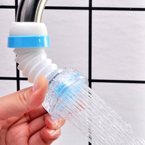 360 Adjustable Flexible Kitchen Faucet Tap Extender Faucet Save Water Splash Proof Water Outlet Shower Head Water Filter HR