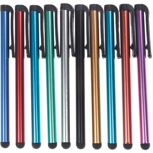 5pcs Metal Stylus Touch Screen Pen Universal Capacitive Touch Screen Stylus Pen For All Pad Phone PC Tablet Color Random