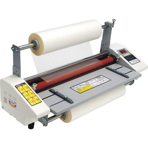 9350 A3+ Laminating Machine Four Roller Cold Hot Laminator Rolling Machine film photo Laminating Machine English Verion XH