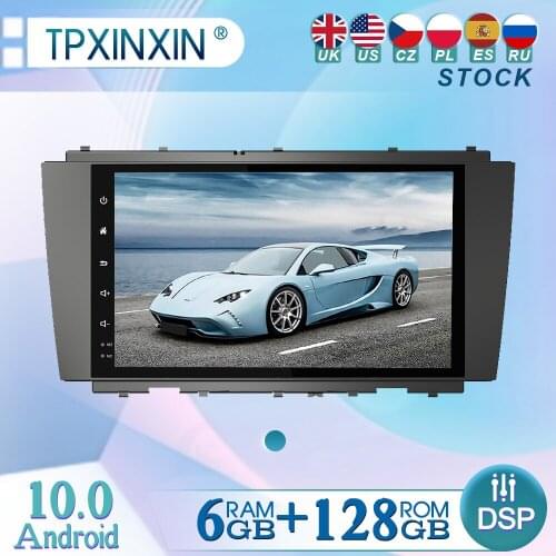 For Mercedes Benz C W204 2007-2011 8" Android10 Radio Player Car GPS Navigation Head Unit Car Radio with Screen WIFI DSP CARPLAY