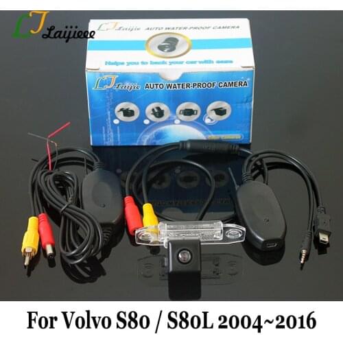 Wireless Rearview Camera For Volvo S80 I 184 II 124 S80L 2004~2016 / HD Wide Lens Angle CCD Night Vision Backup Parking Camera