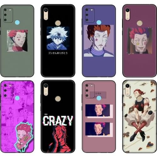 Black tpu Case For Honor 8a Prime 8s 9 10X Lite 9A 9C 9X Premium Pro 9S Case Cover Hisoka Anime Hunter X hunter