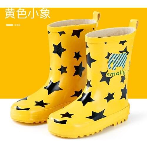 2021 Childrens Rain Shoes Comfortable Rainboot For Boys Girls New Rubber Boots Waterproof Over Kids Rain Rubber Water Shoes