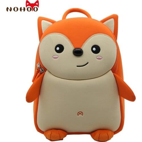 NOHOO Toddler Children School Bag for Boys Kids Waterproof Backpack Kindergarten Girls 3D Cartoon Shape Mochila for 2-7 Years