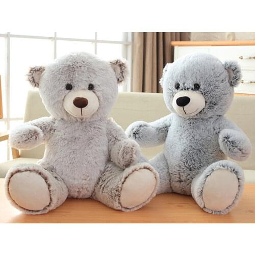 45CM Toy plushed bear Stuffed animal cartoon bear Chocolate color bear doll Big size bear toy for Valentines Day