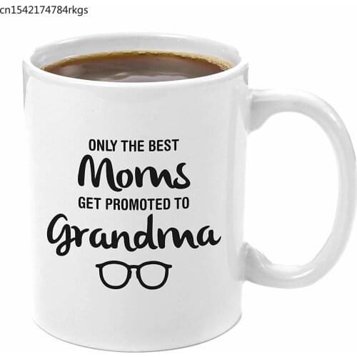 The Best Moms Get Promoted to Grandma Premium 11oz Coffee Mug