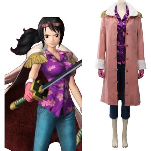 Anime One Piece Pirate Warriors 4 Tashigi Cosplay Costume Full Suit Halloween Carnival Costumes Custom Made