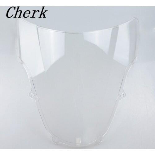 Motorcycle Windshield WindScreen Double Bubble For Suzuki GSXR600/750 2001-2003 2002 K1 Clear