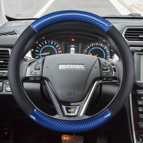 38CM Genuine leather For Haval H1 H2 H3 H4 H5 H6 H7 F7 F7X F5 Car Steering Wheel Cover Auto Accessories interior Fast Shipping