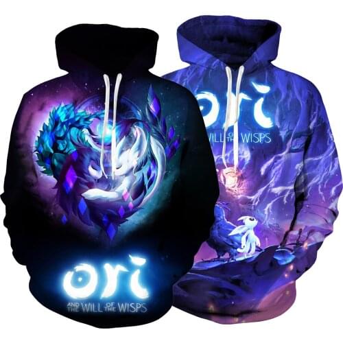 Ori lovely 3D Printed Hoodies Men Women Couple sweatshirt Halloween Casual Pullovers Streetwear Tops