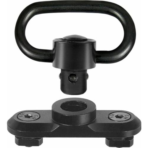 Tactical gun ar15 accessories M4 Universal 1.37 inch M-LOK system sling mount with Push Button QD Sling Swivel for handguard