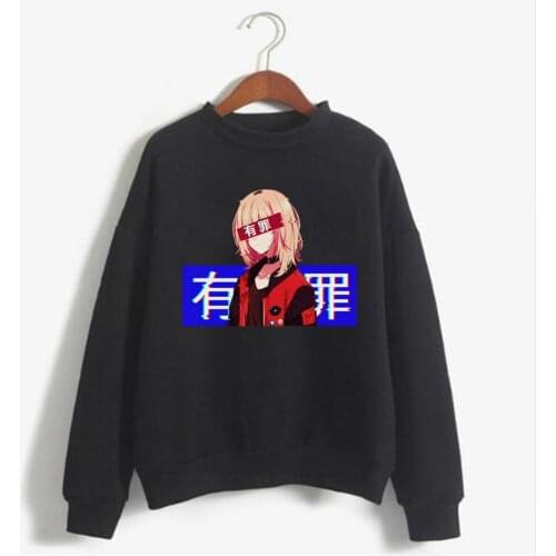 Wonder Egg Priority Unisex Sweatshirt Japanese Anime Cool Rika Printed Hoodie Streetwear Street Style Casual Sweatshirts