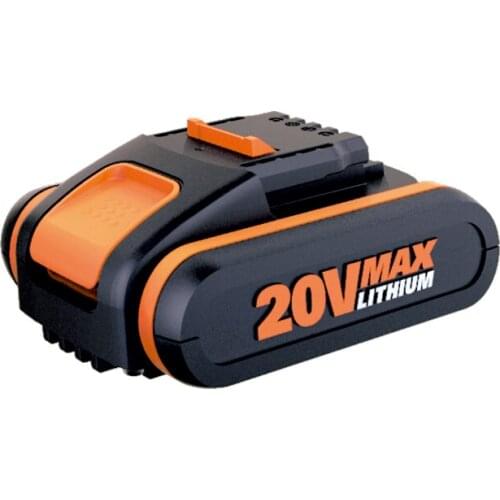 20 volt universal lithium battery 2.0/4.0 orange small foot plate battery
