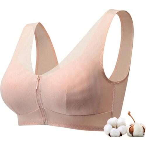 H4656 Women Breathable Fake Breast Bra After Breast Cancer Surgery Special Bras Summer Surgical Resection Mastectomy Female Bra