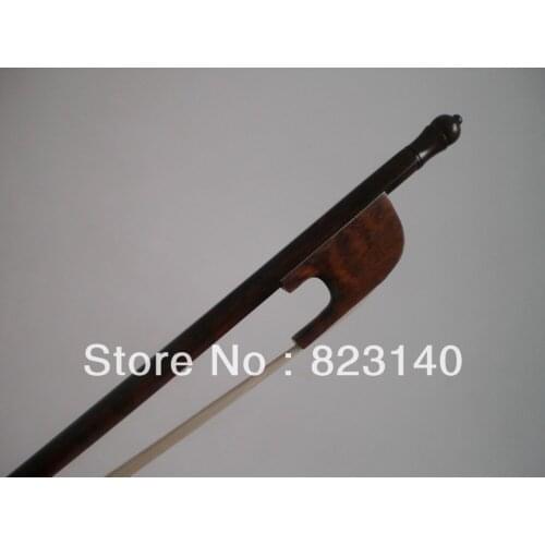 1 PC 4/4 Baroque Violin Bow Snake Wood with Mongolia White Bow Hair Snake Wood Frog