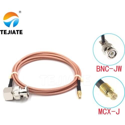 1PCS TEJIATE Adapter Cable BNC To MCX Type BNCJW Convert MCX-J 8-90CM 1M 1.5M 2M Length Connector RG316 Wire