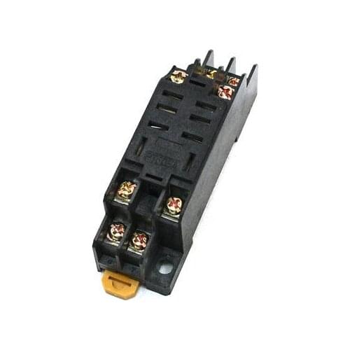 8 Pin Screw Terminals Power Relay Socket Base Holder PTF-08A for LY1