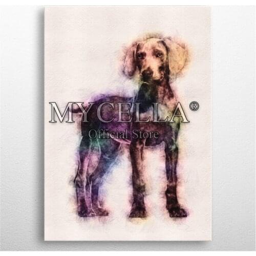 Animals 5D DIY Diamond Painting Weimaraner puppy Cross Stitch Needlework Full Round Mosaic Diamond Embroidery Crafts Home Decor