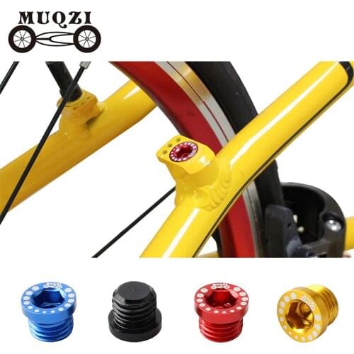 MUQZI Aluminum Bicycle Screw Bolt For V Brake Hole V Brake Boss Cantilever Brakes Post Mount Screws M10*1.25 MTB Fixed gear Road